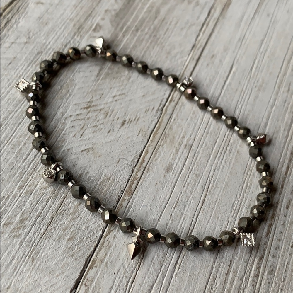 Kendra Scott Supak Pyrite Stacking Bracelets NEW - Picture 9 of 14